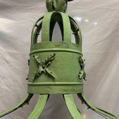 Painted Iron Verdigris chandelier