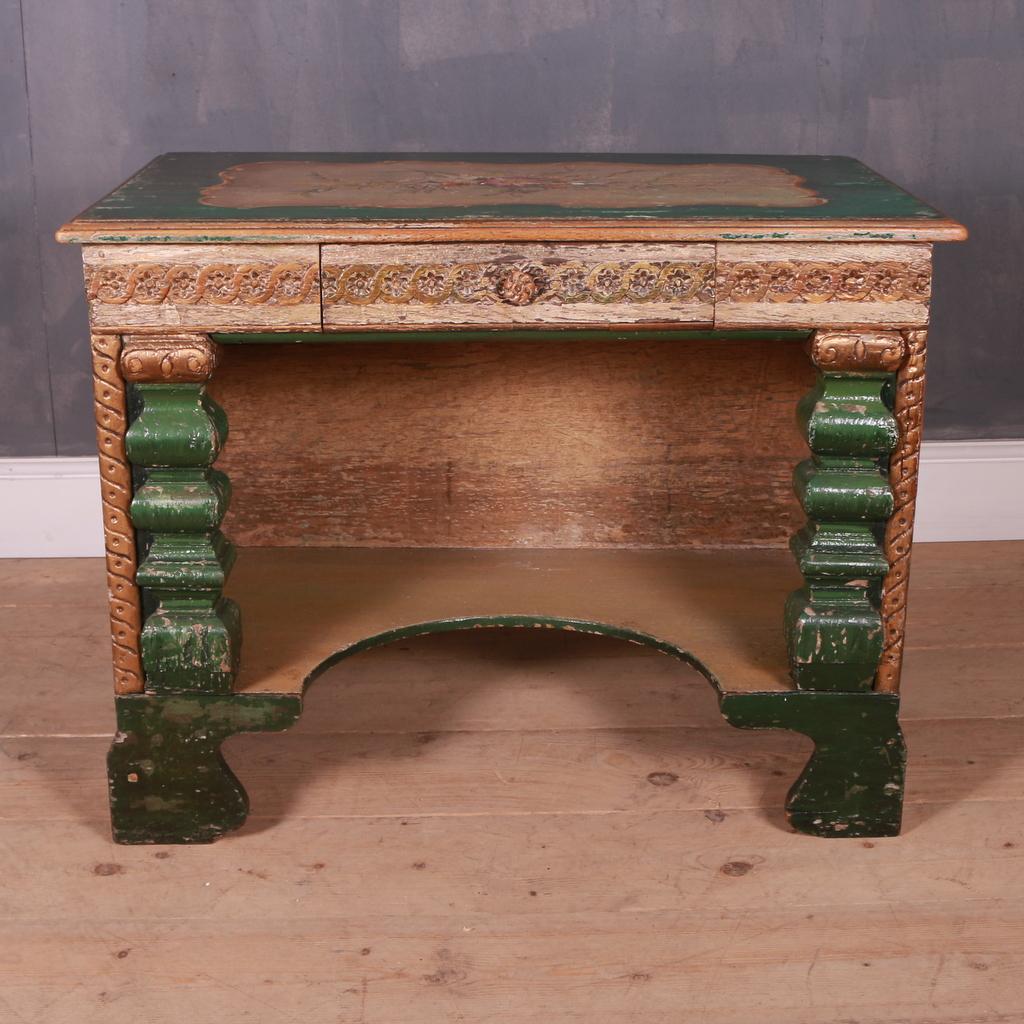 Painted Italian Console Table In Good Condition In Leamington Spa, Warwickshire