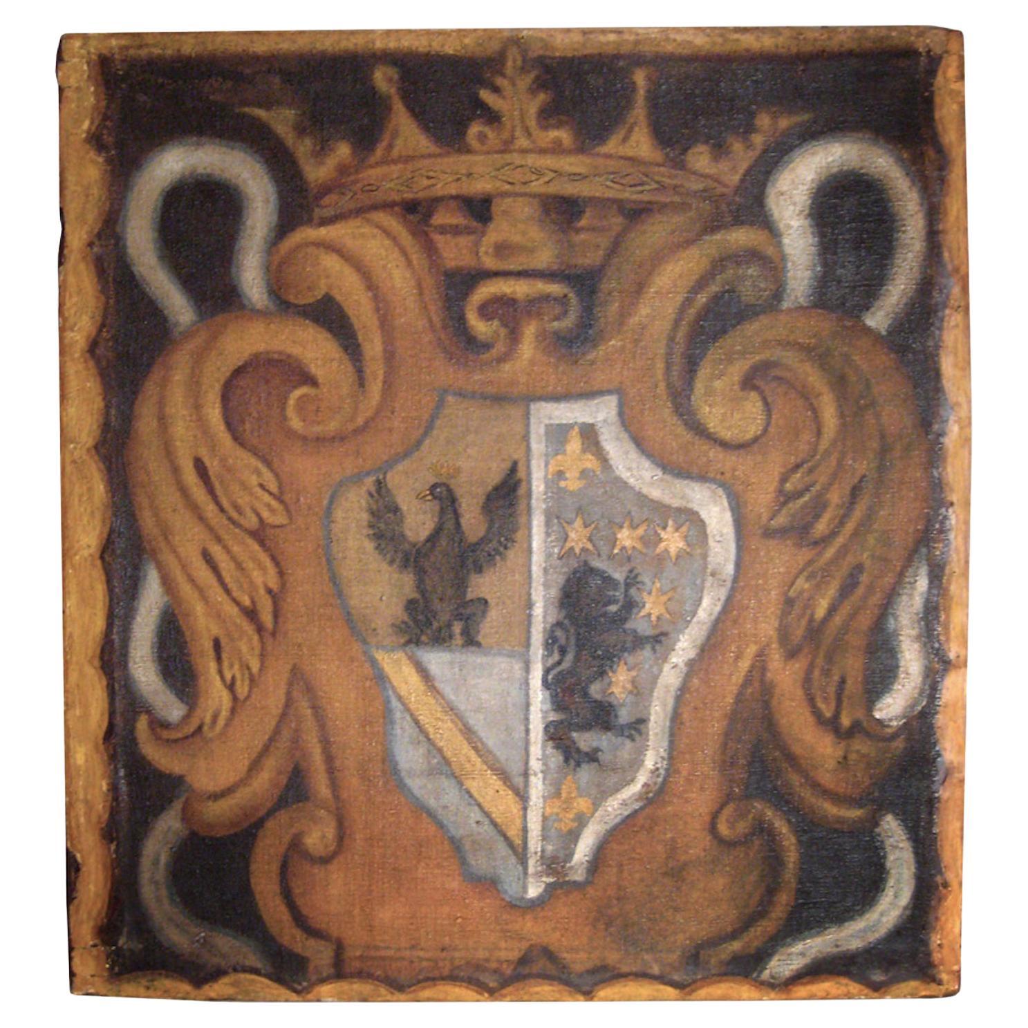 Painted Italian Crest