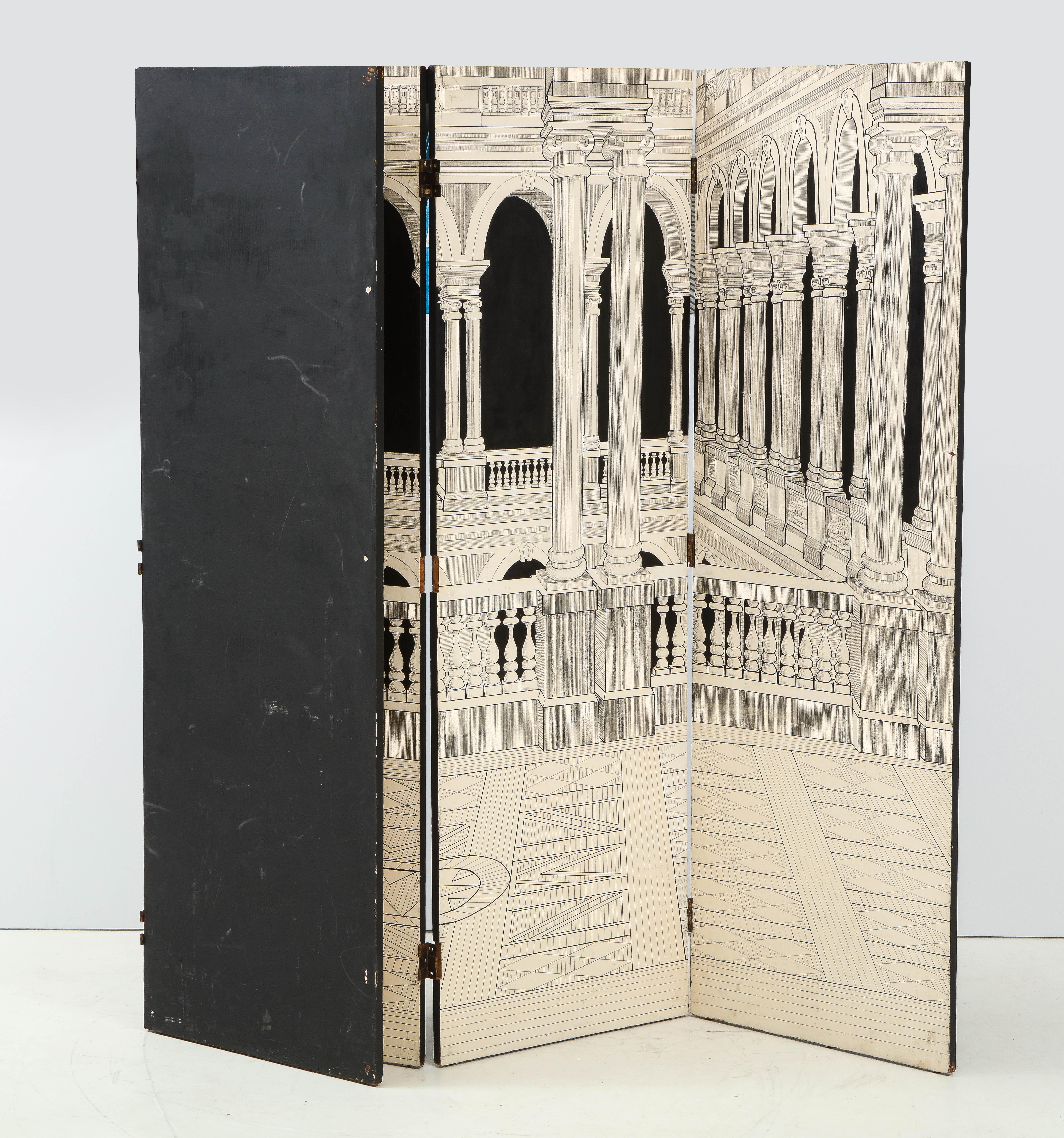 Painted Italian Interior Wood Screen 6