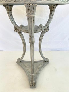 Painted Italian Occasional Table with Wave-scroll Apron