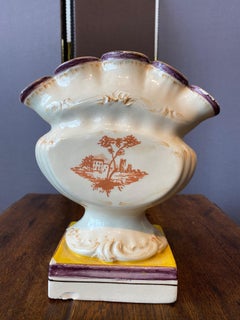 Painted Italian Pottery Tulipiere