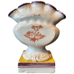 Painted Italian Pottery Tulipiere