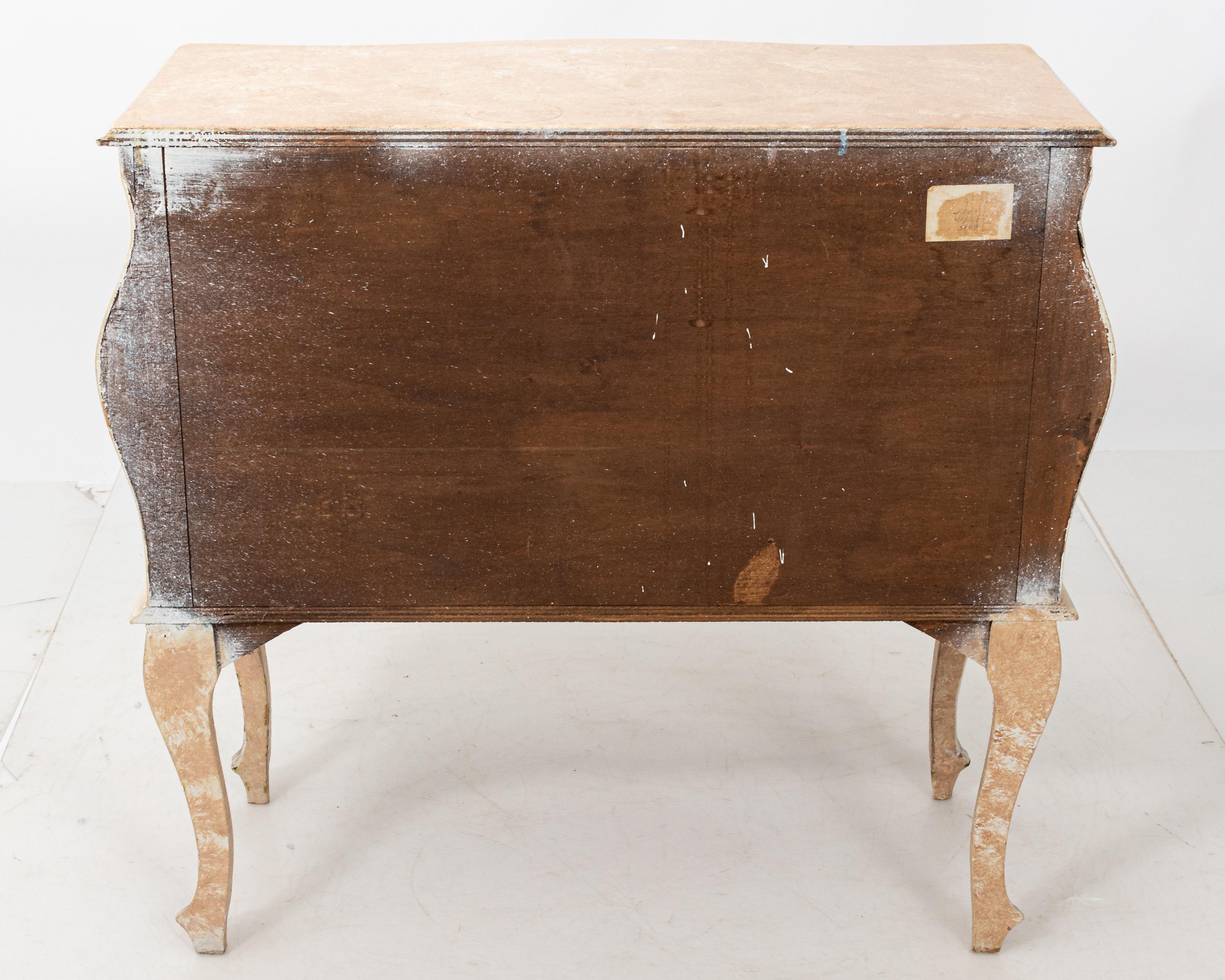 Painted Italian Two-Drawer Commode For Sale 3
