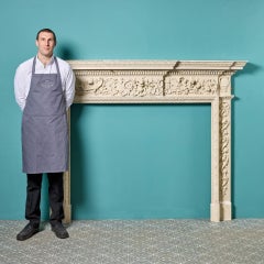 Painted Large Late Georgian Fire Surround
