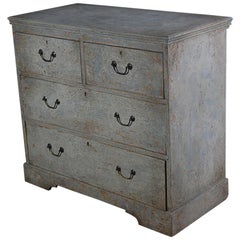 Painted Late 19th Century English Chest of Drawers