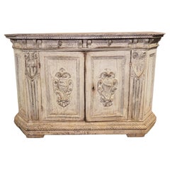 Used Painted Late Italian Renaissance Two-Door Credenza, Early to Mid 17th Century