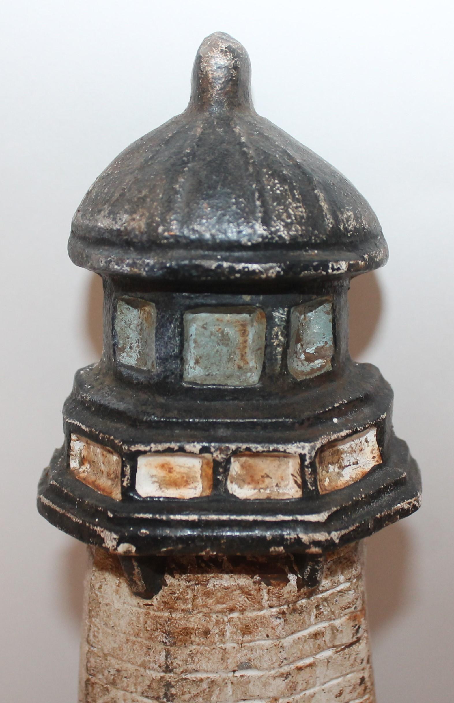 cast iron lighthouse doorstop