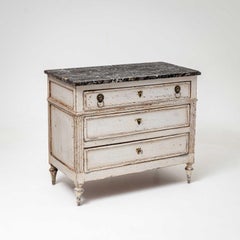 Painted Louis Seize Chest of Drawers, 18th Century