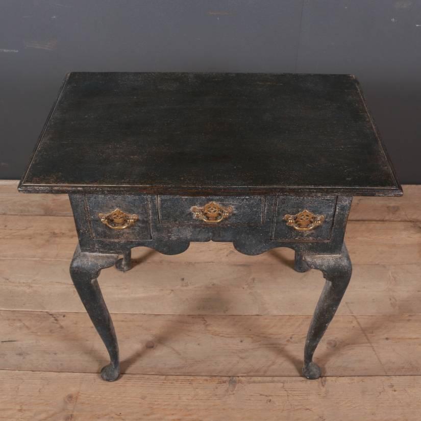 18th Century Painted Lowboy or Lamp Table