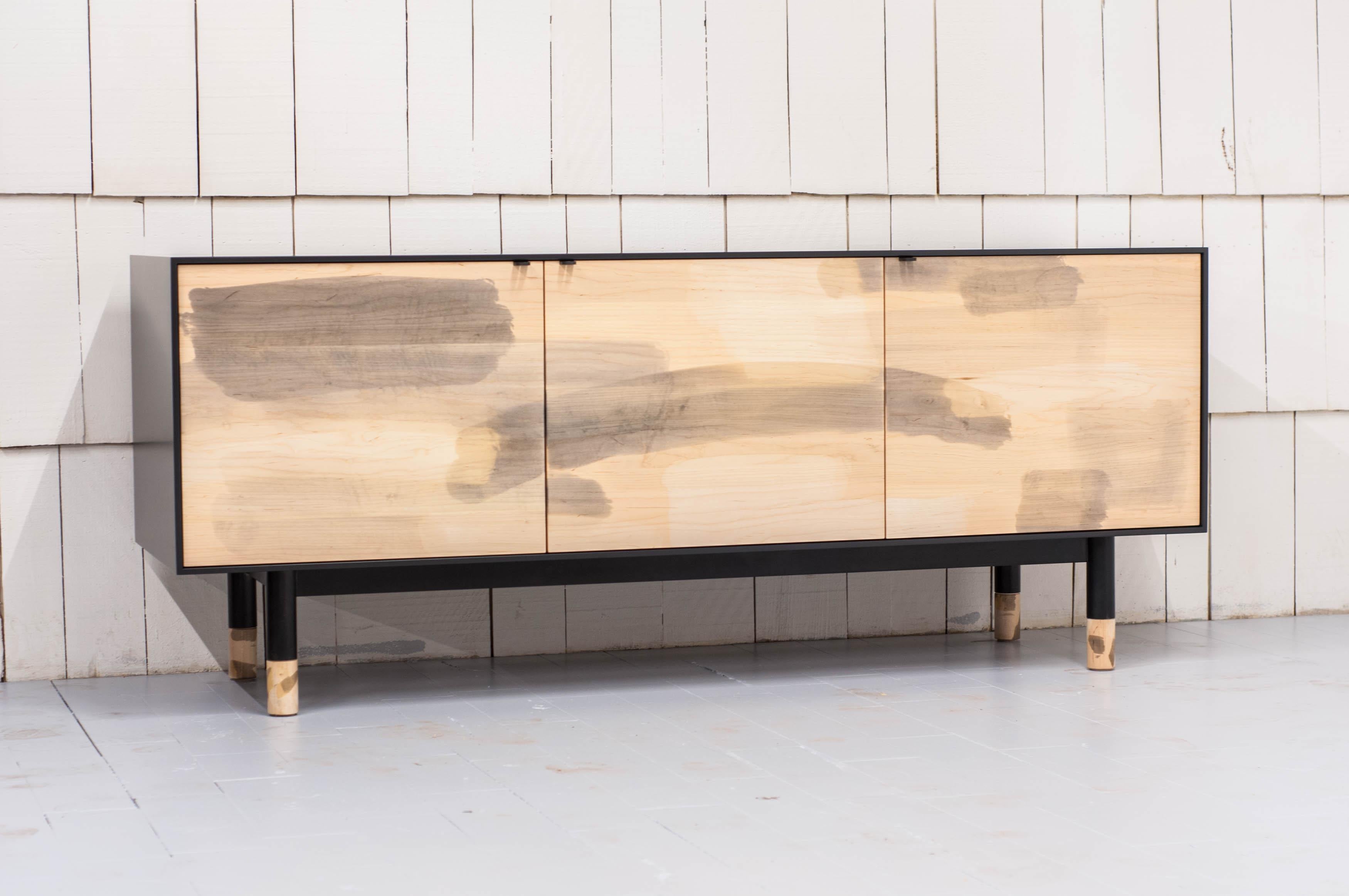 Canadian Painted Maple Credenza