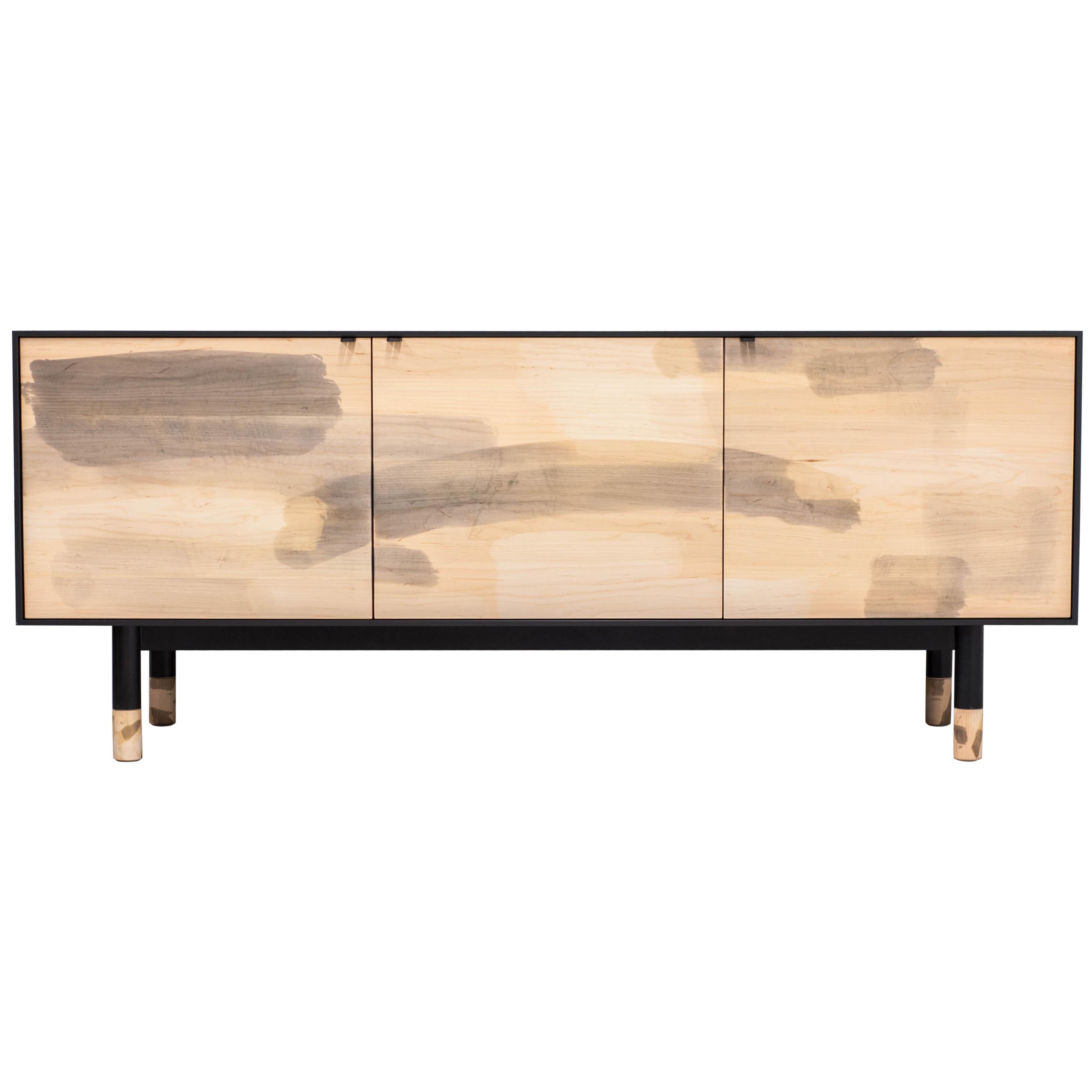 Painted Maple Credenza