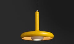 Painted Metal Pendants, France 1970