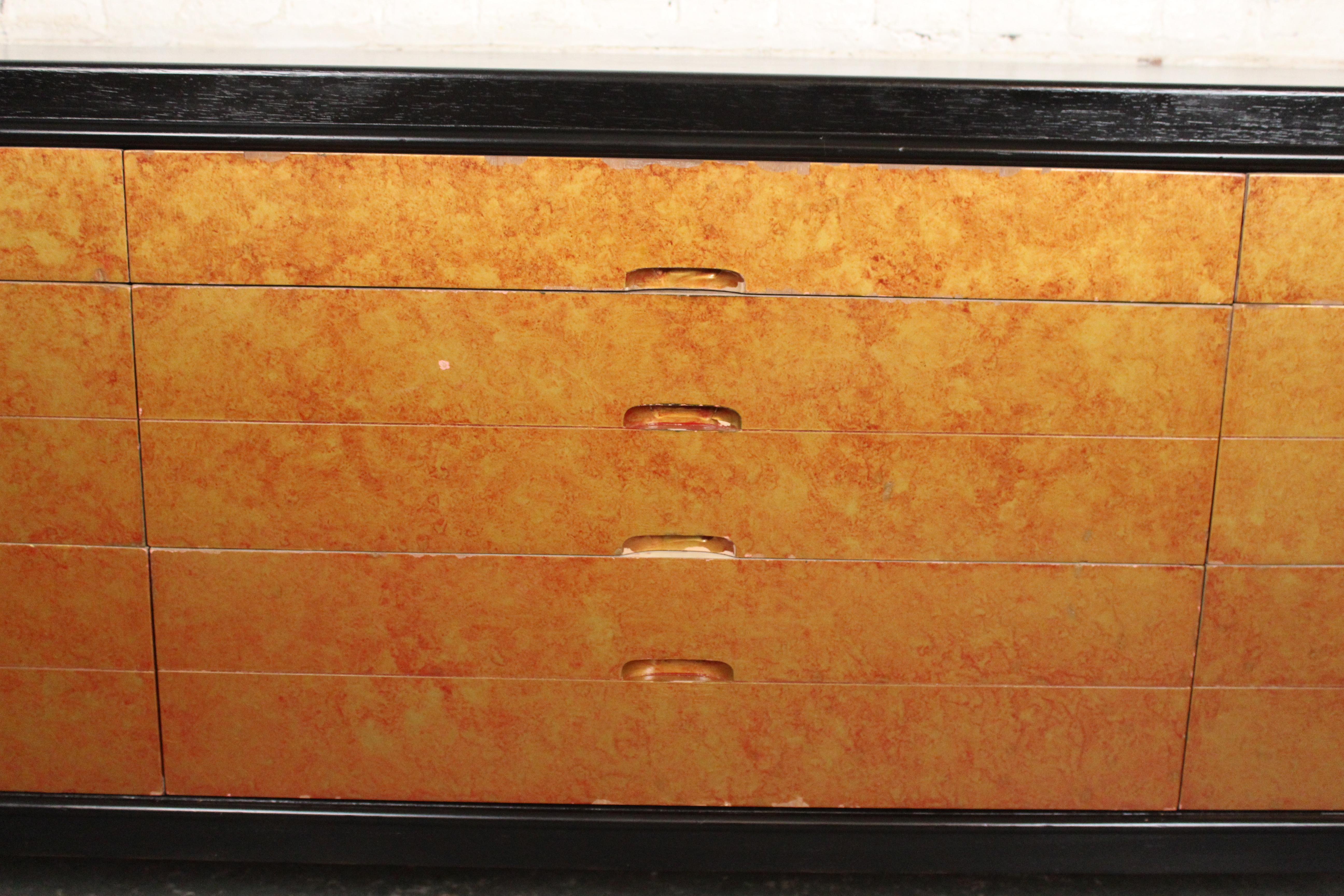 20th Century Painted Mid-Century Dresser For Sale