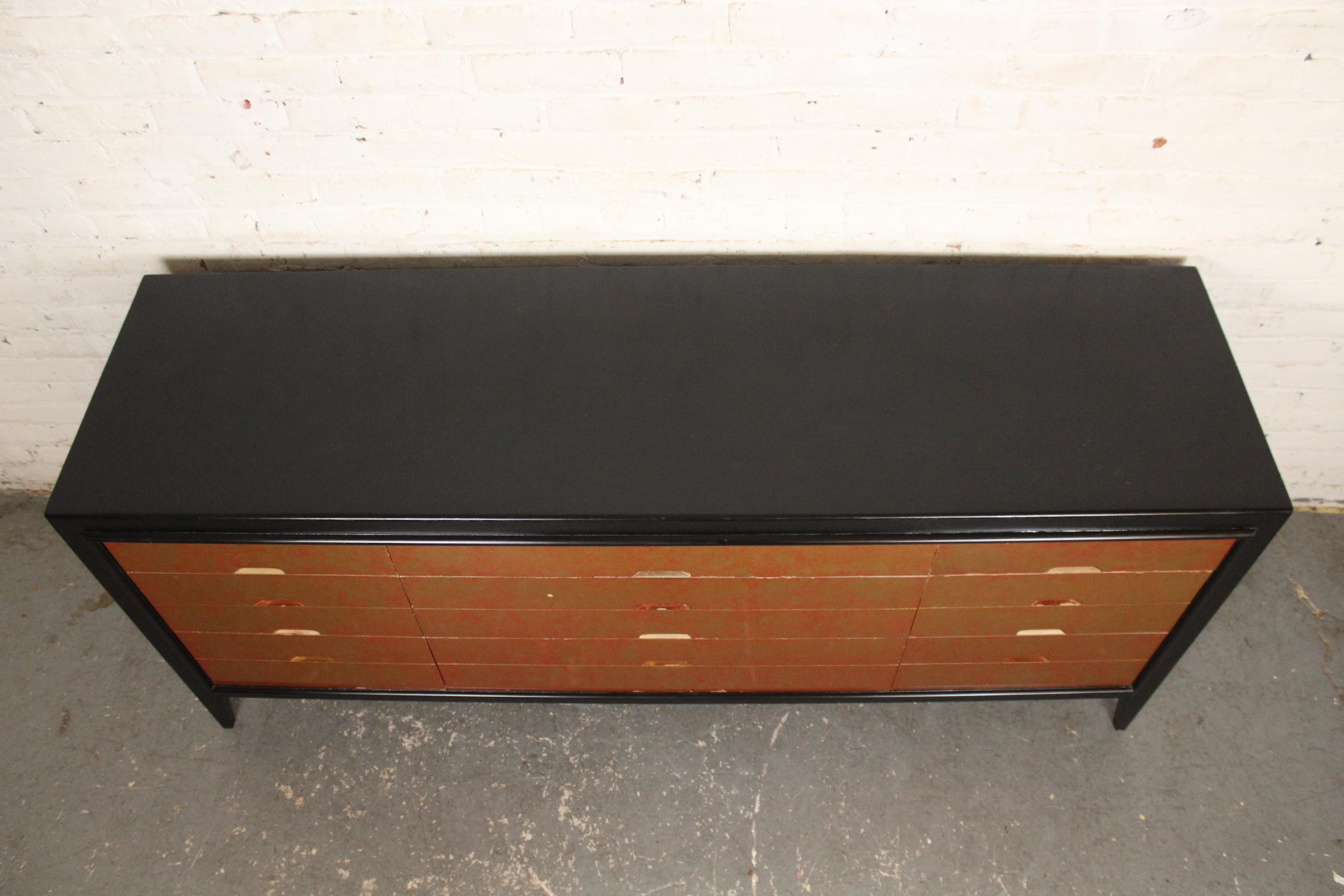 Painted Mid-Century Dresser For Sale 1