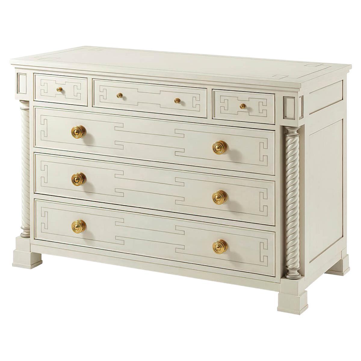 Painted Neo Classic Chest of Drawers