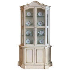 Painted Neoclassical Display Cabinet
