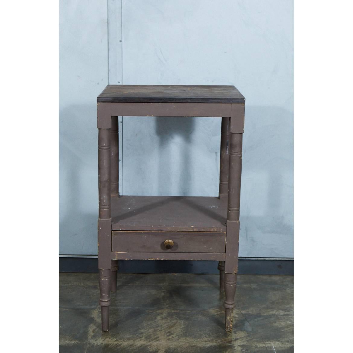 Country Painted Nightstand/Washstand For Sale