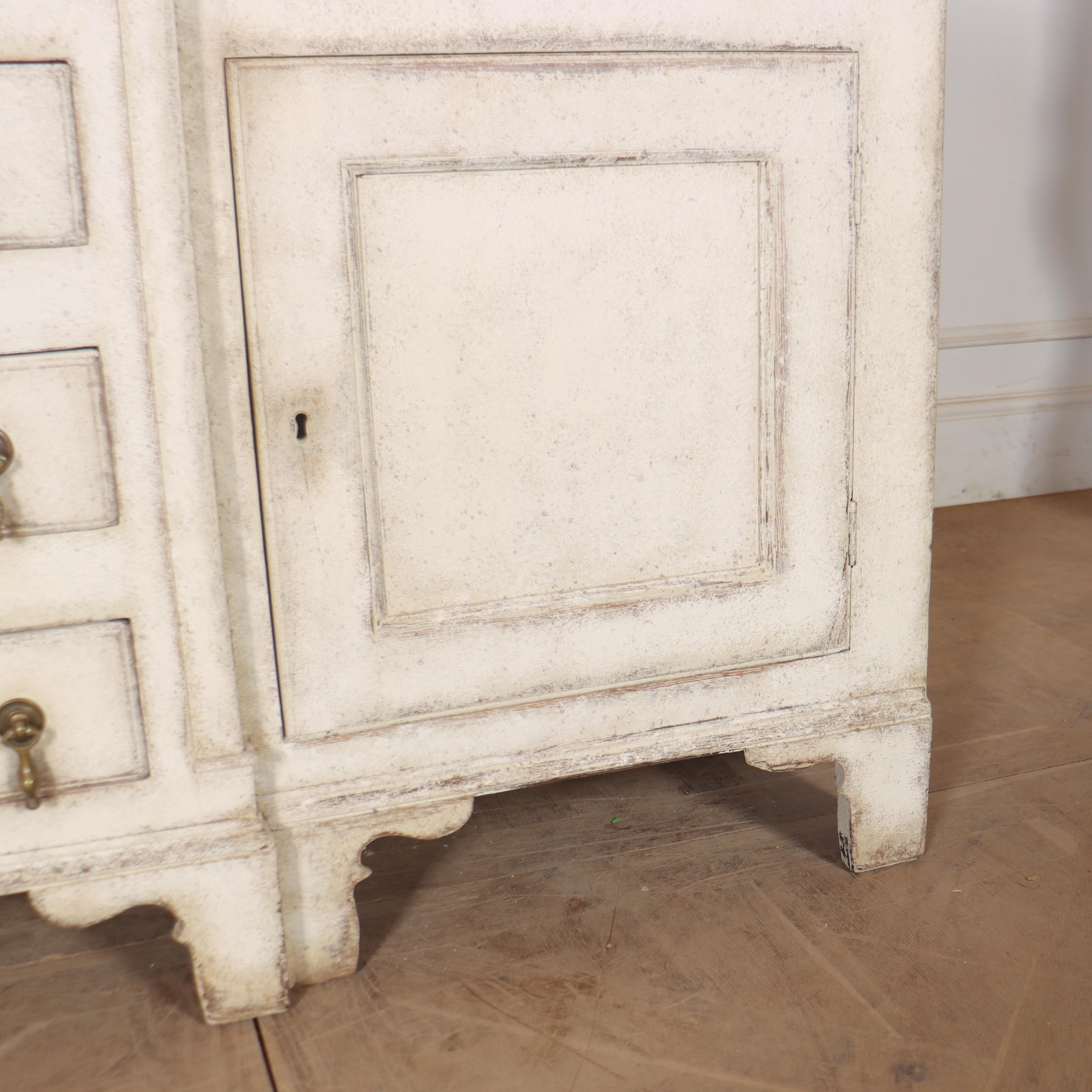 19th Century Painted North Welsh Dresser Base For Sale