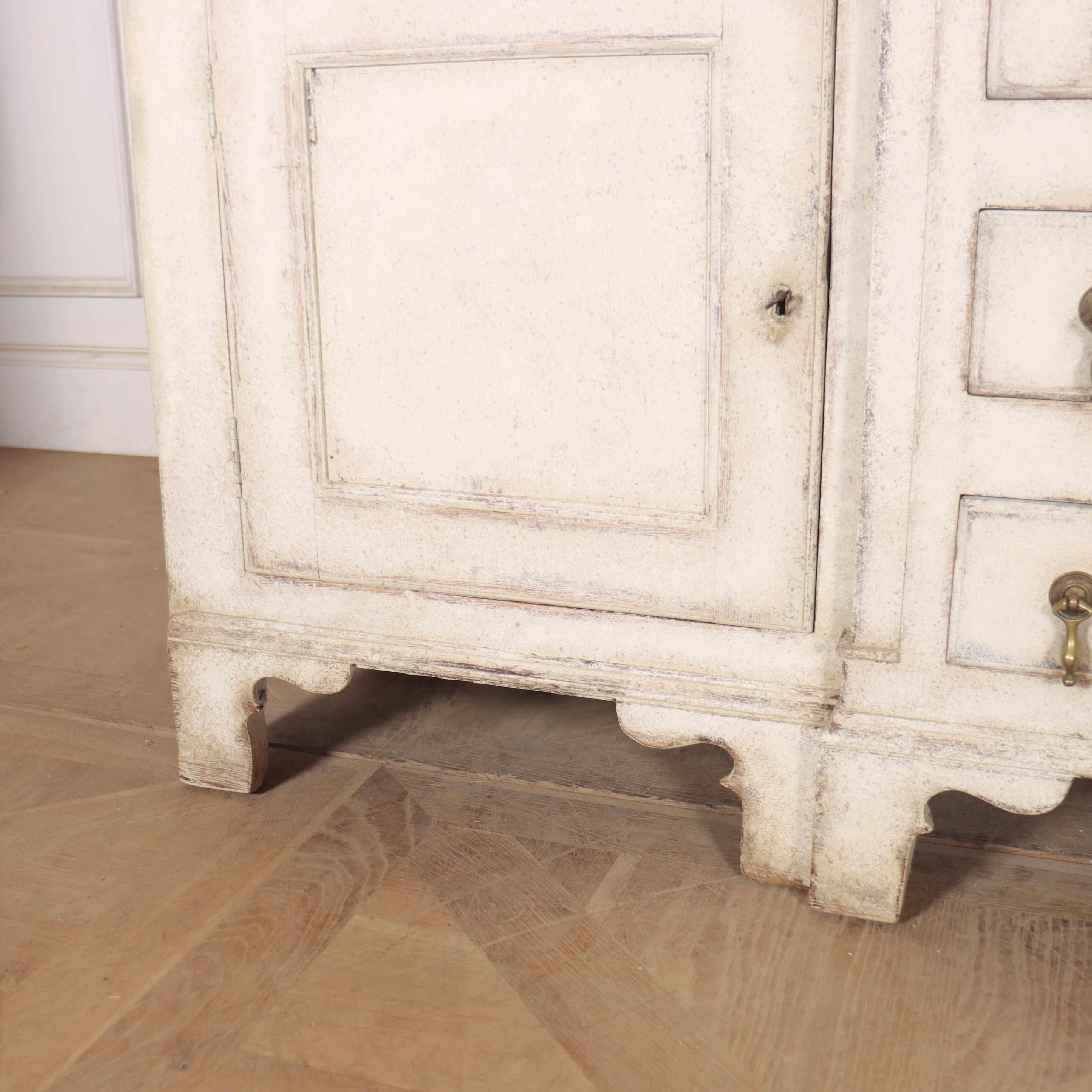 Pine Painted North Welsh Dresser Base For Sale