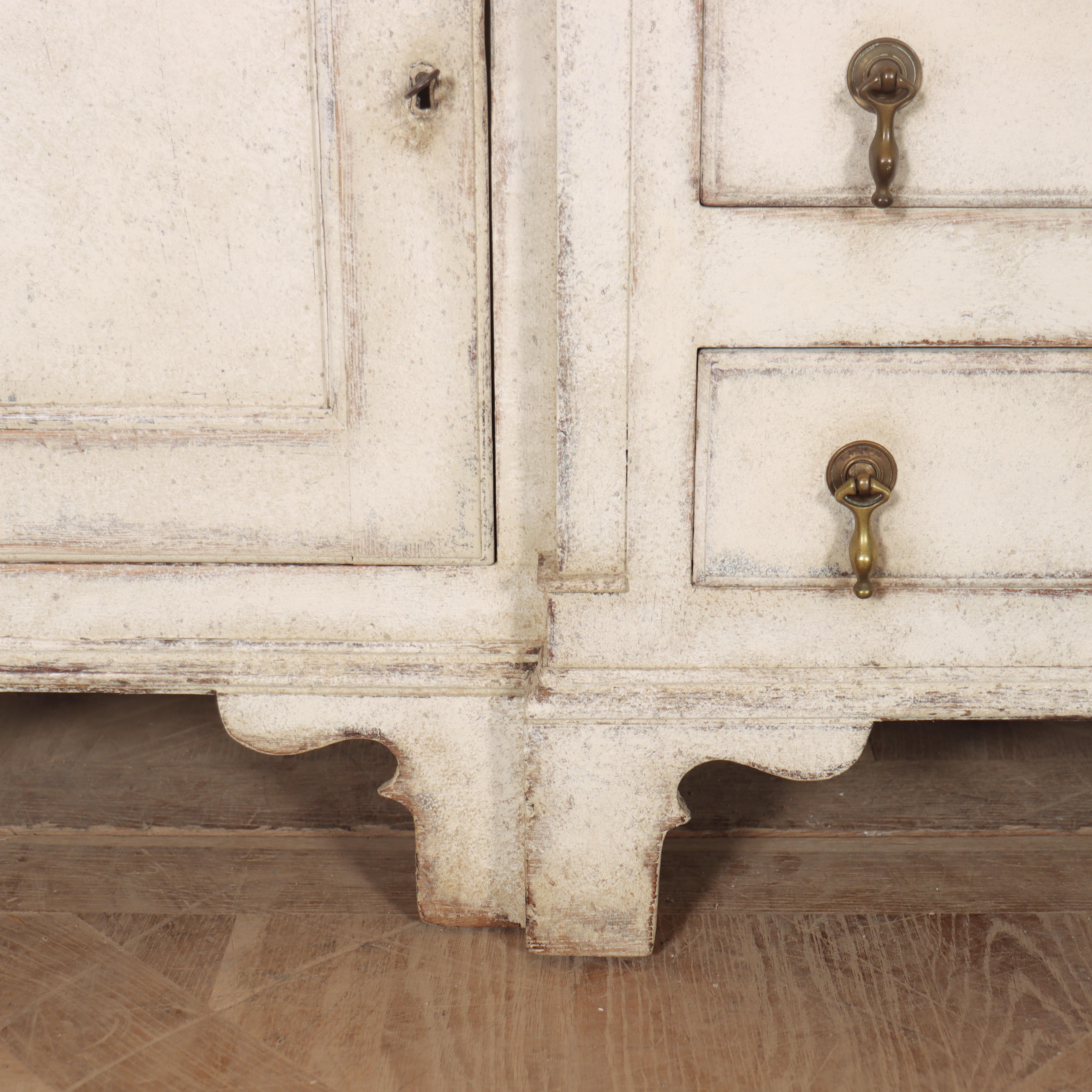 Painted North Welsh Dresser Base For Sale 1