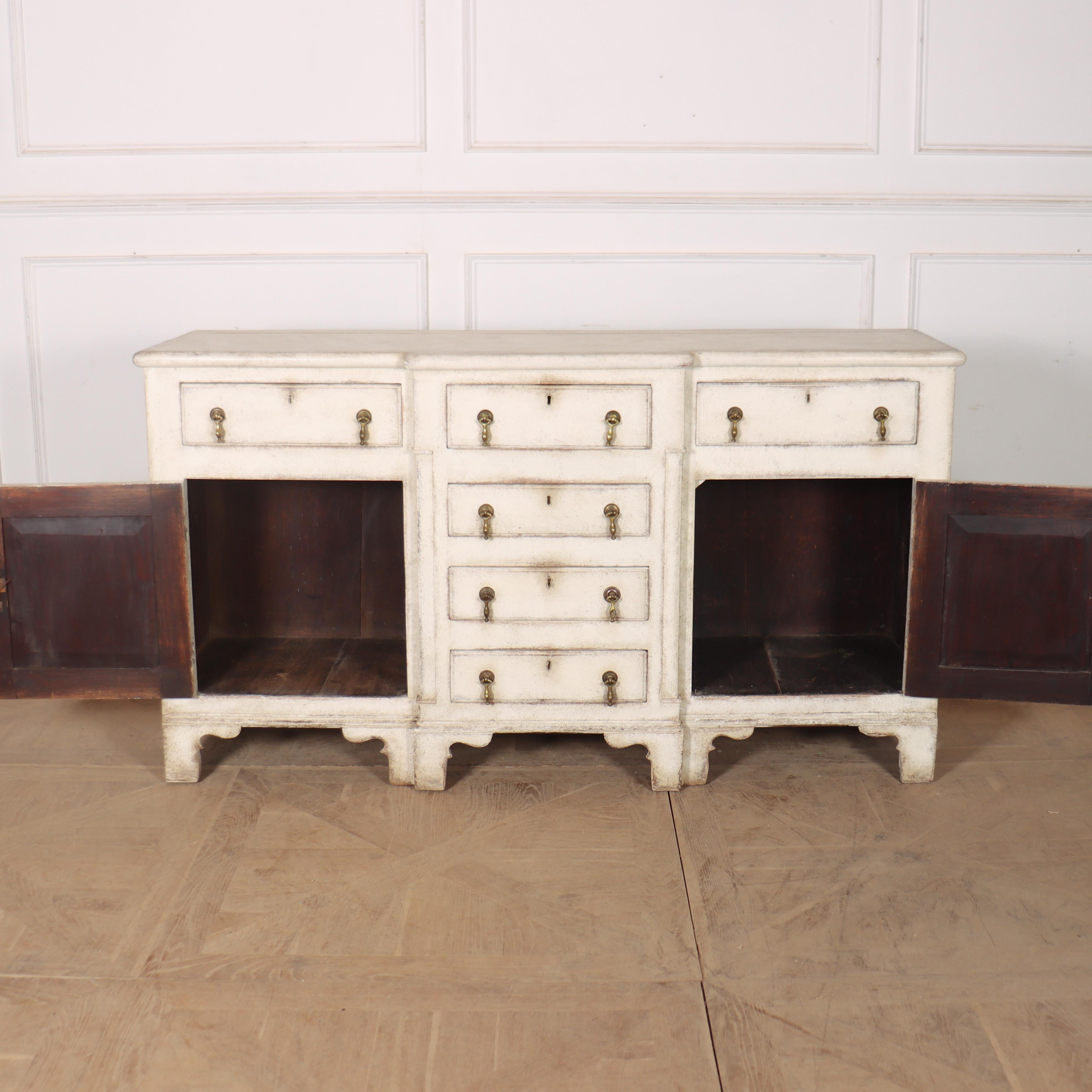 Painted North Welsh Dresser Base For Sale 3