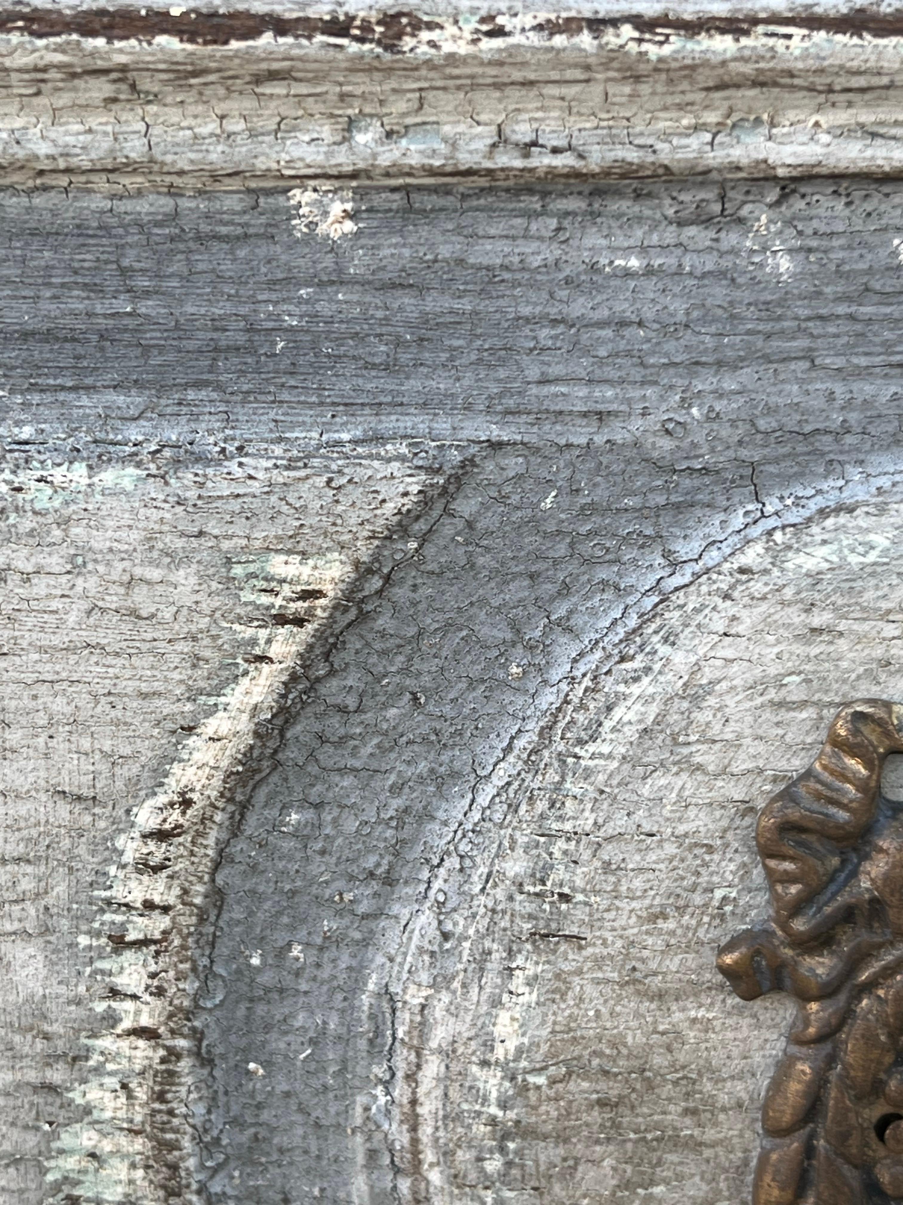 Cassettiera in Oak dipinta, inizio XIX secolo in vendita 4