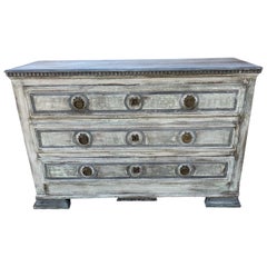 Painted Oak Chest of Drawers, Early 19th Century