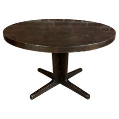Tavolo da pranzo allungabile in rovere dipinto, Danimarca 1960