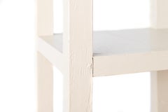 Painted Oak Four-Tier Statuary Étagère Plant Display Stand