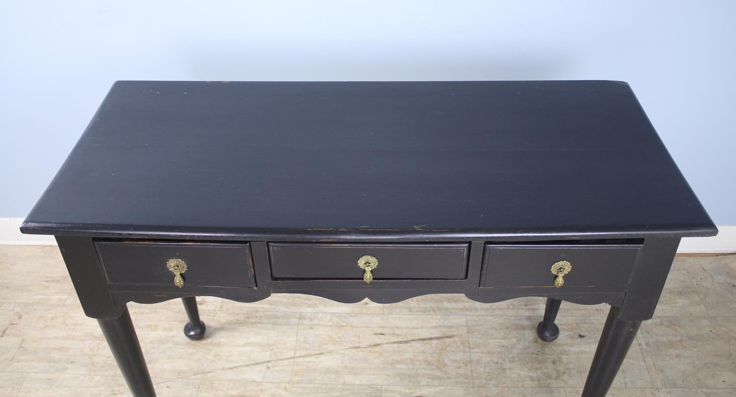 20th Century Painted Oak Pad Foot Server or Console, in the Style of George I