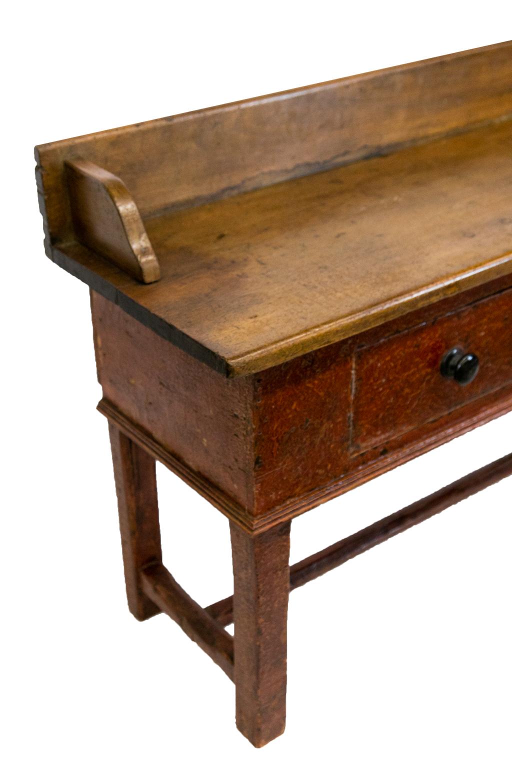English Painted One-Drawer Serving Table