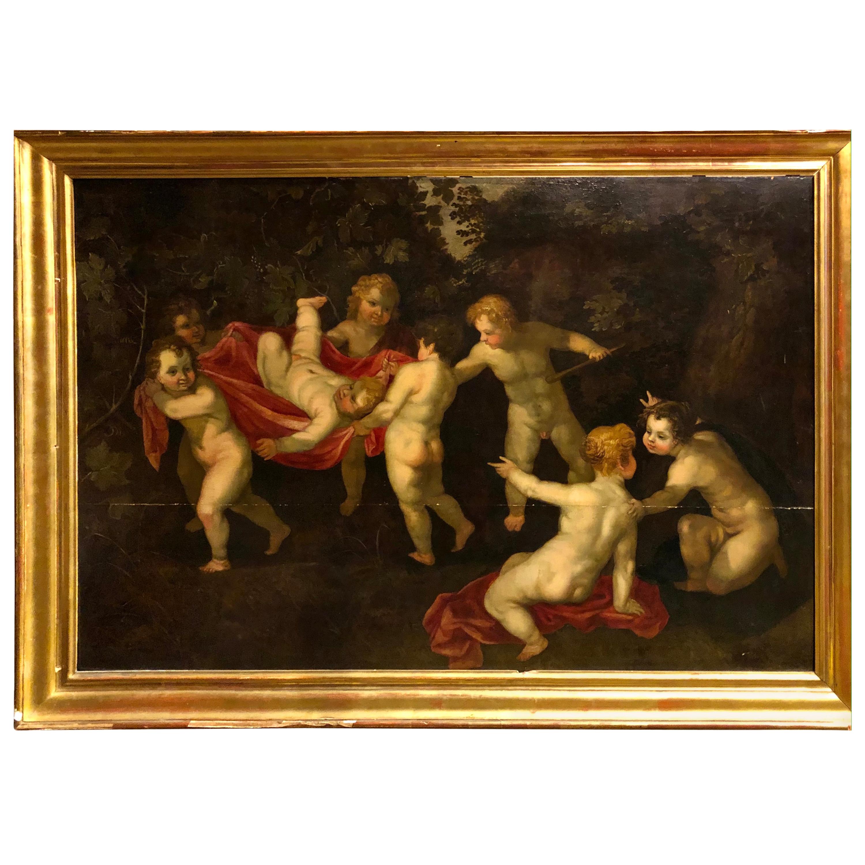 Painted Panel “Bacchanal”