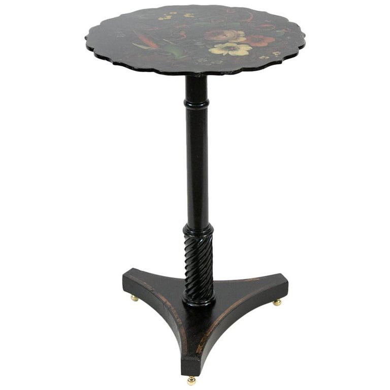 Painted Paper Mâché Table For Sale at 1stDibs