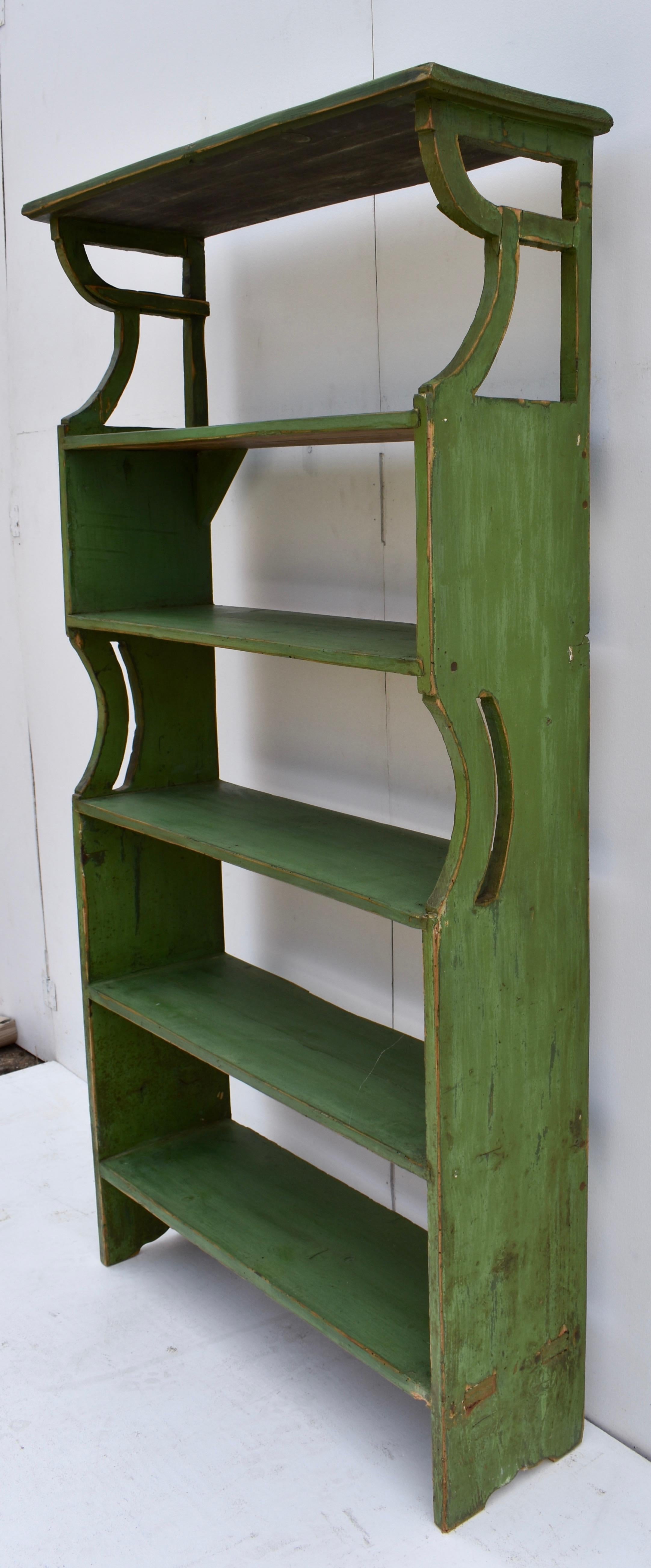 Painted Pine Bookshelves or Etagere In Good Condition In Baltimore, MD