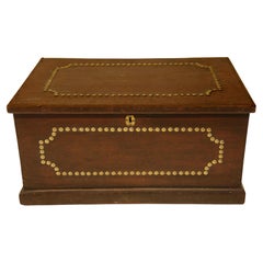 Painted Pine Brass Studded Box