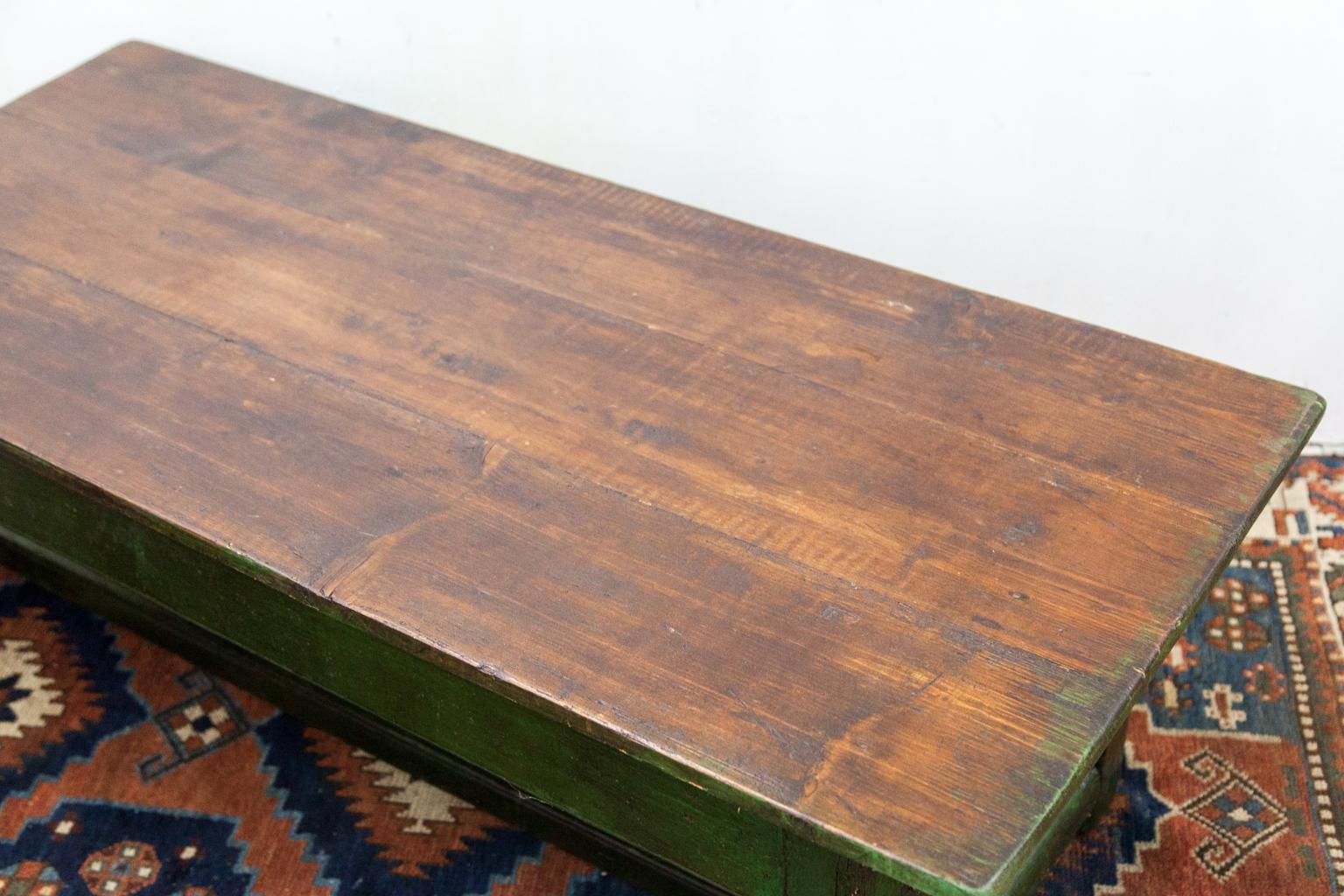 Mid-19th Century Painted Pine Coffee Table