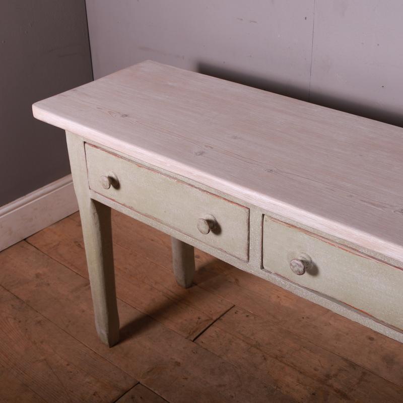Painted Pine Console Table In Good Condition In Leamington Spa, Warwickshire