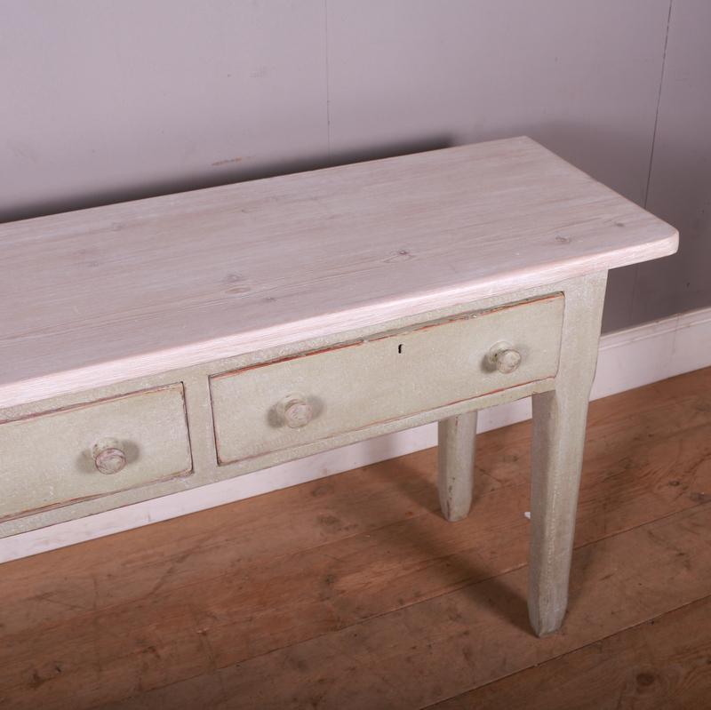 19th Century Painted Pine Console Table