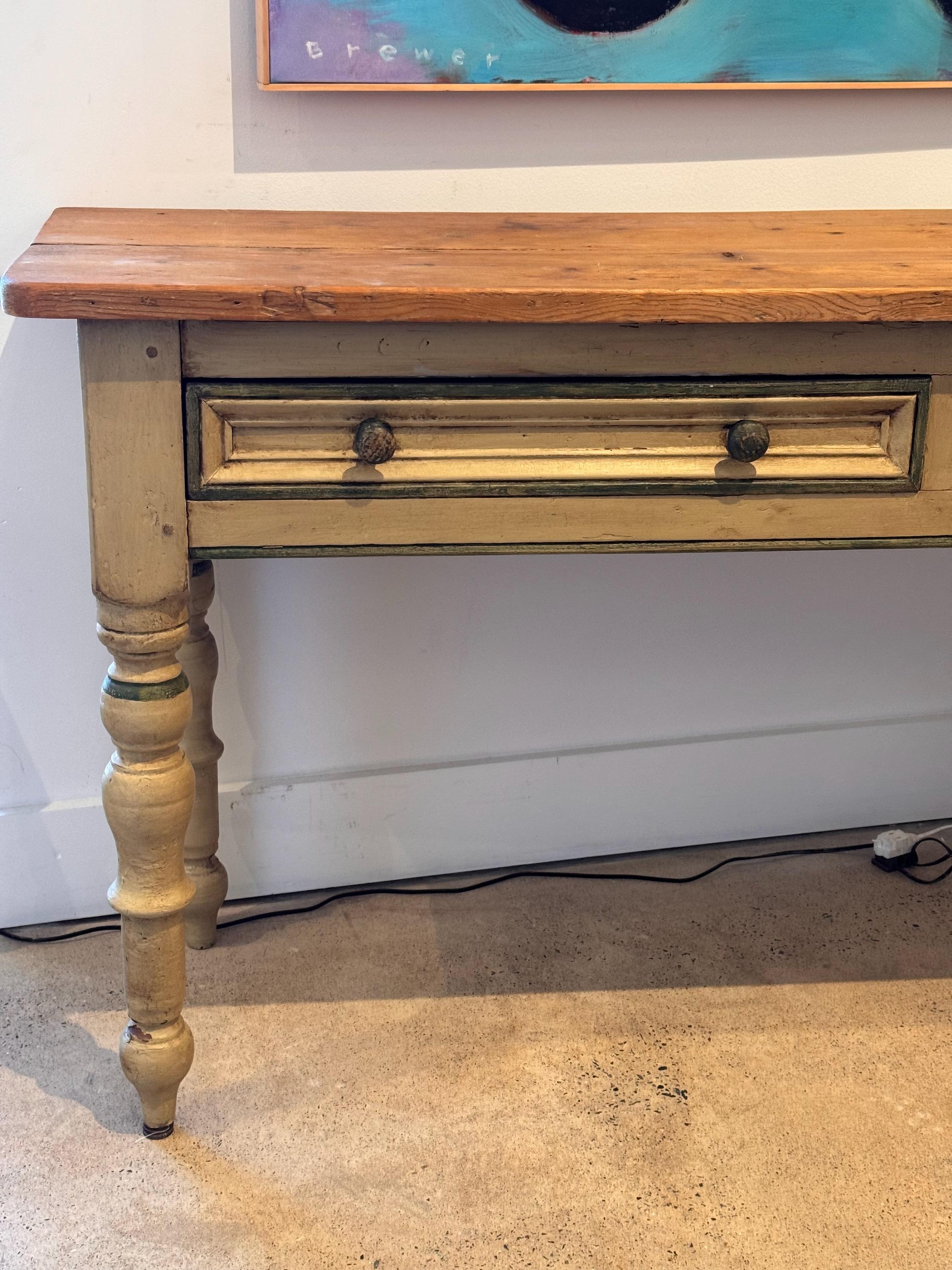 Painted Pine Dresser Base For Sale 1