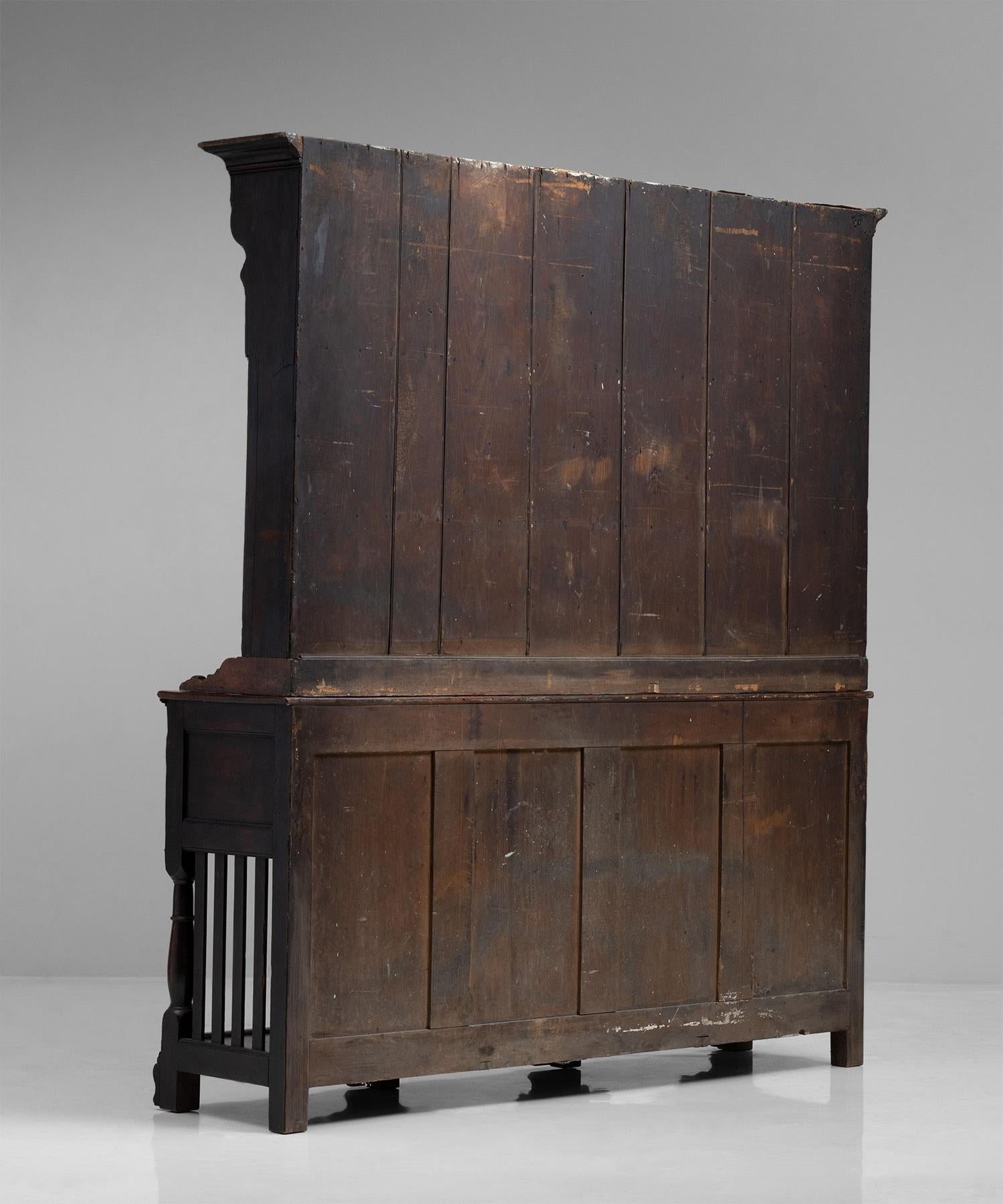 Painted Pine Dresser, England, Circa 1760 For Sale 2