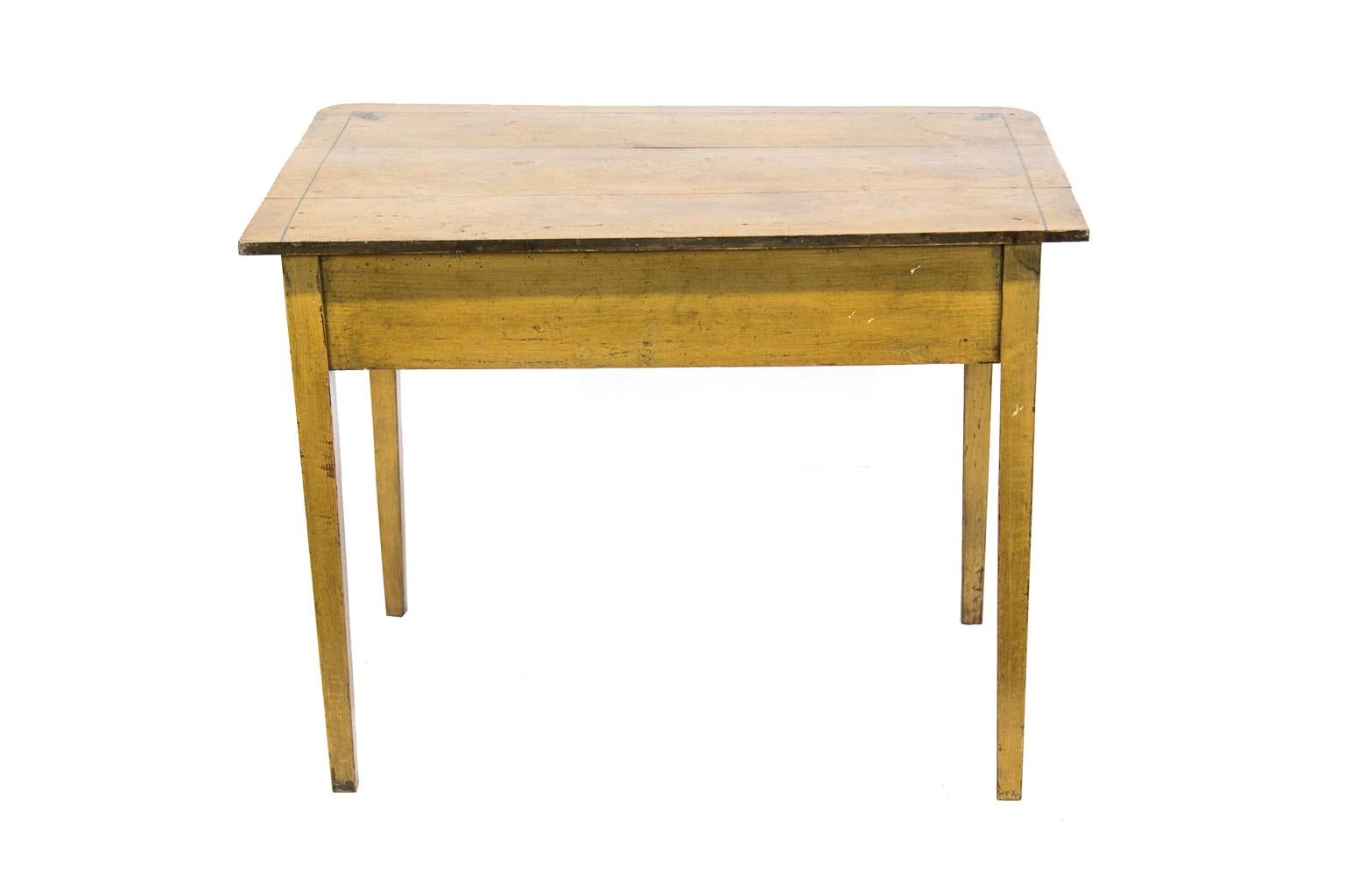 Painted Pine English Table For Sale 3