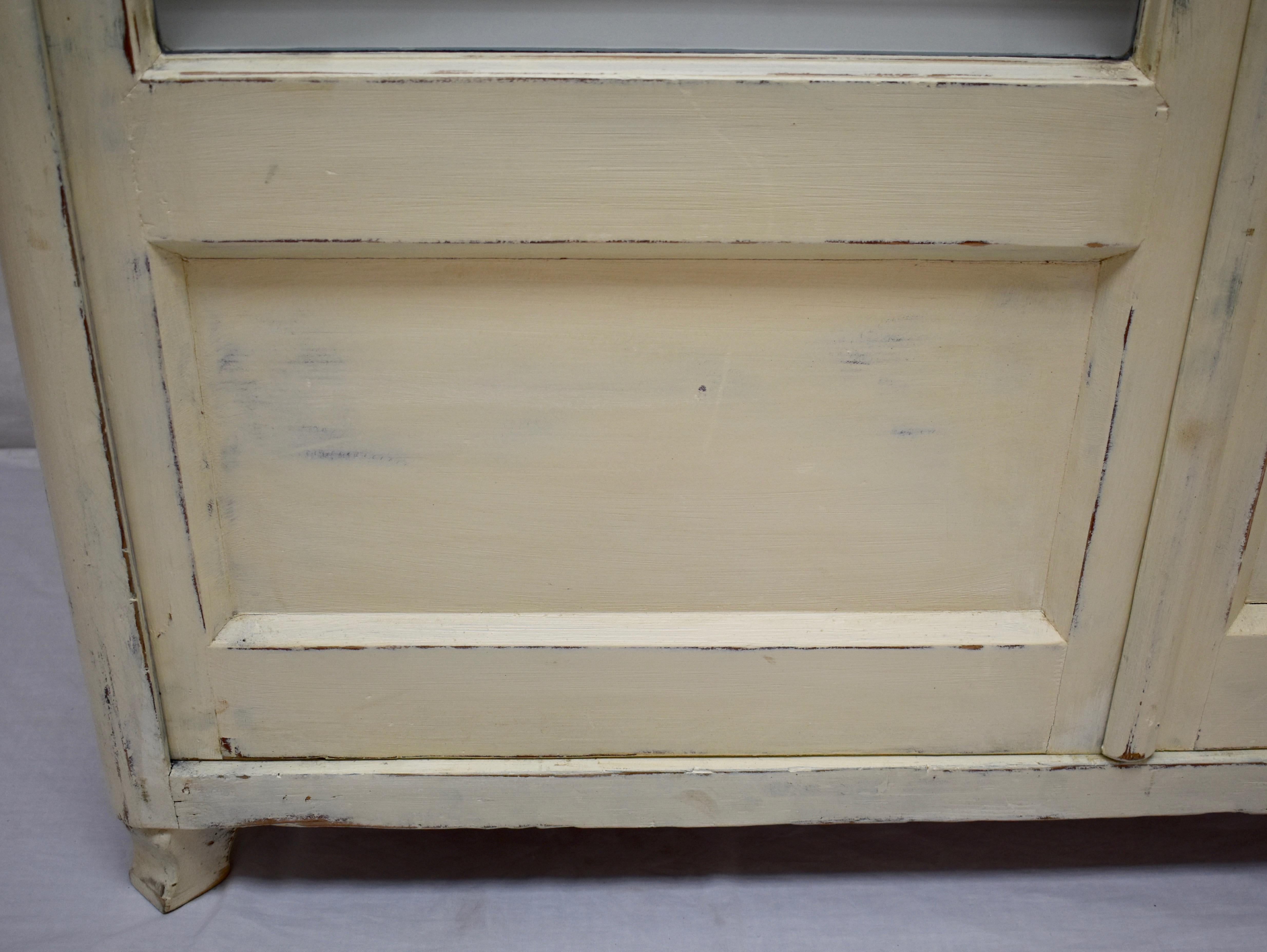 Painted Pine Glazed Cabinet or Vitrine 6