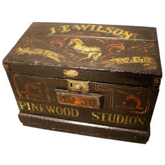 Painted Pine Horse Masters Trunk from Pinewood Film Studios