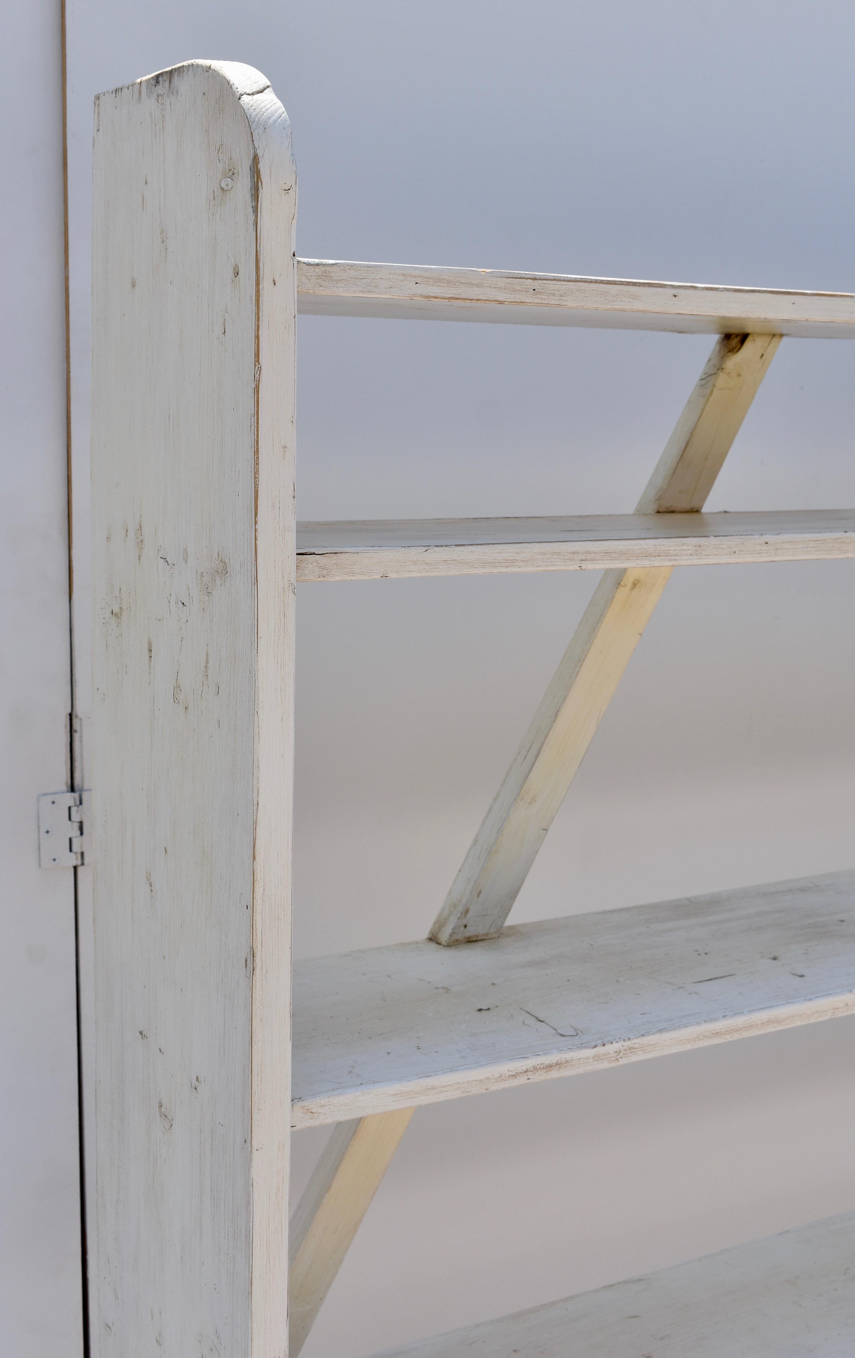 Hand-Painted Painted Pine Kitchen or Utility shelves