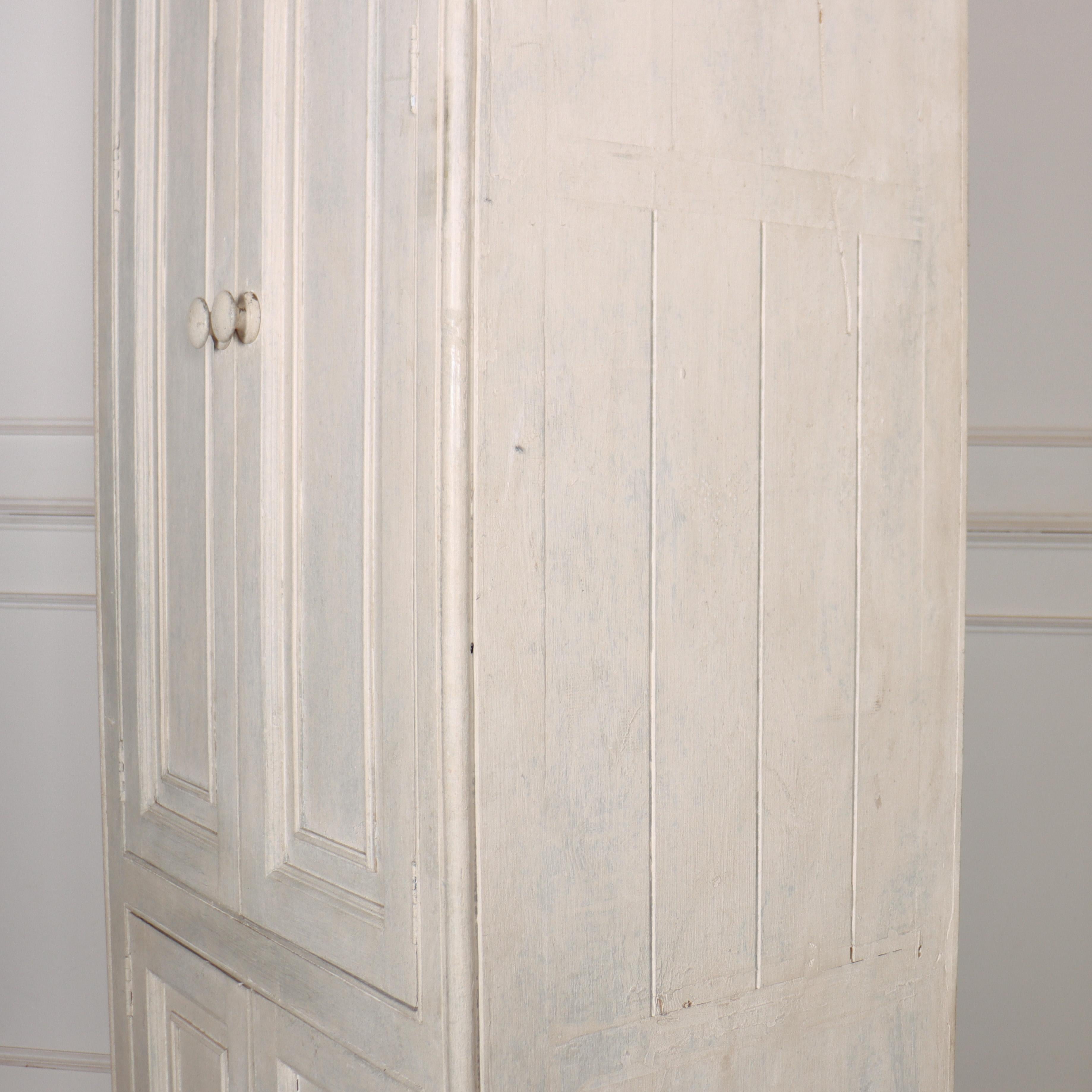 Painted Pine Linen Cupboard For Sale 2