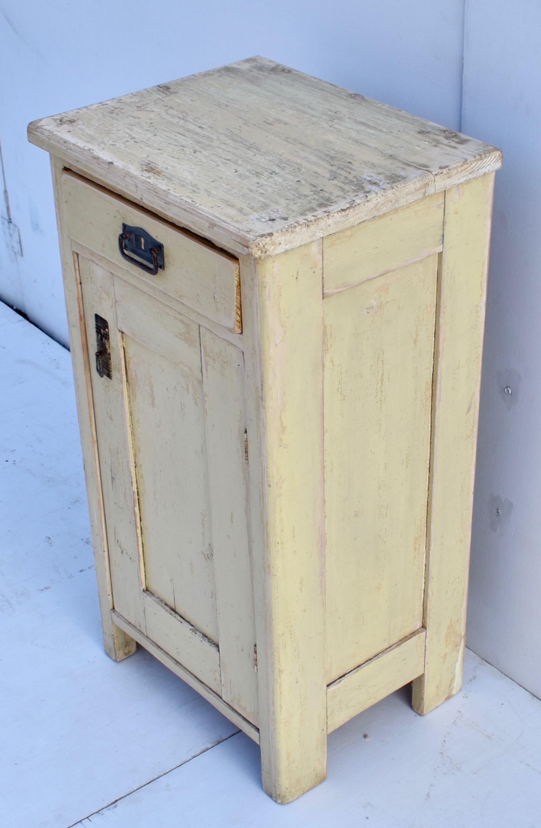 Painted Pine Nightstand For Sale 2