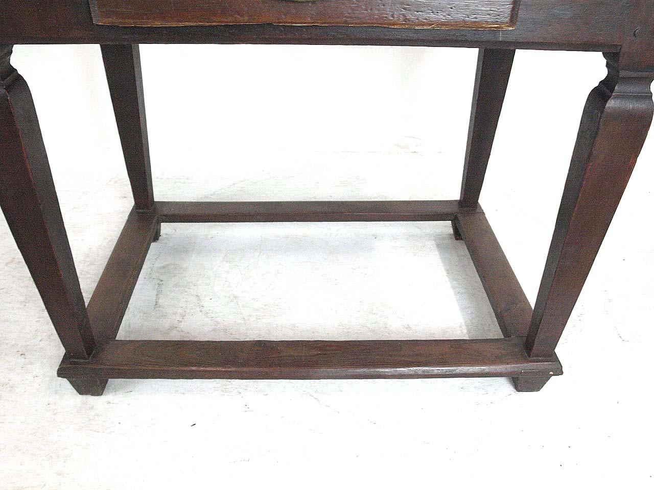 Painted Pine One Drawer Tavern Table For Sale 5