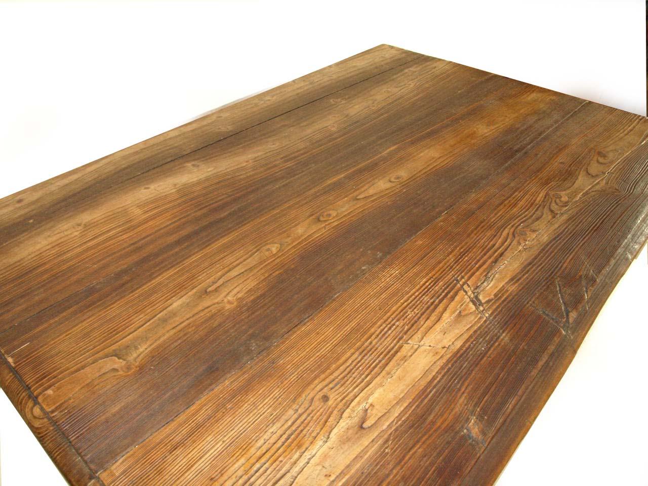 Painted Pine One Drawer Tavern Table For Sale 1