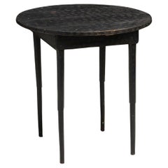Painted Pine Side Table, America circa 1850